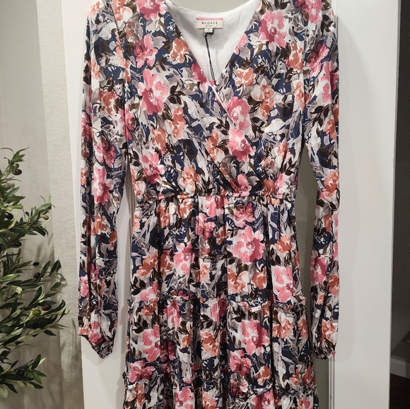 Floral Fall Dress - Picture 2 of 4